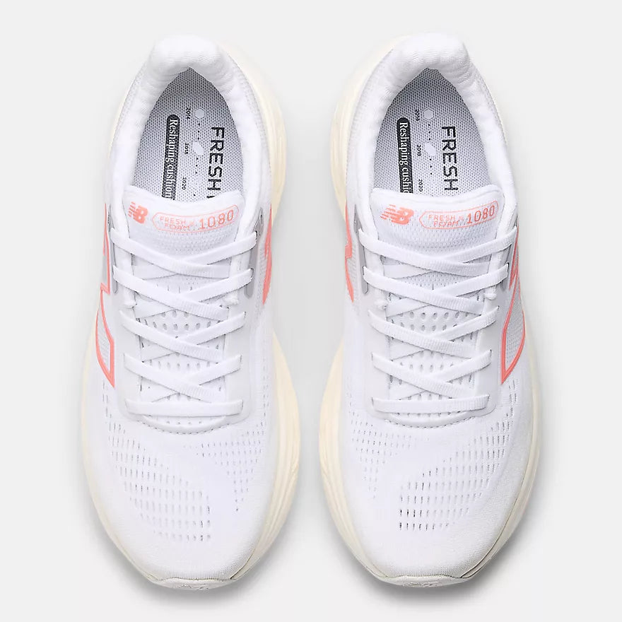 New Balance Womens 1080V14-White/Beige (W108014H)