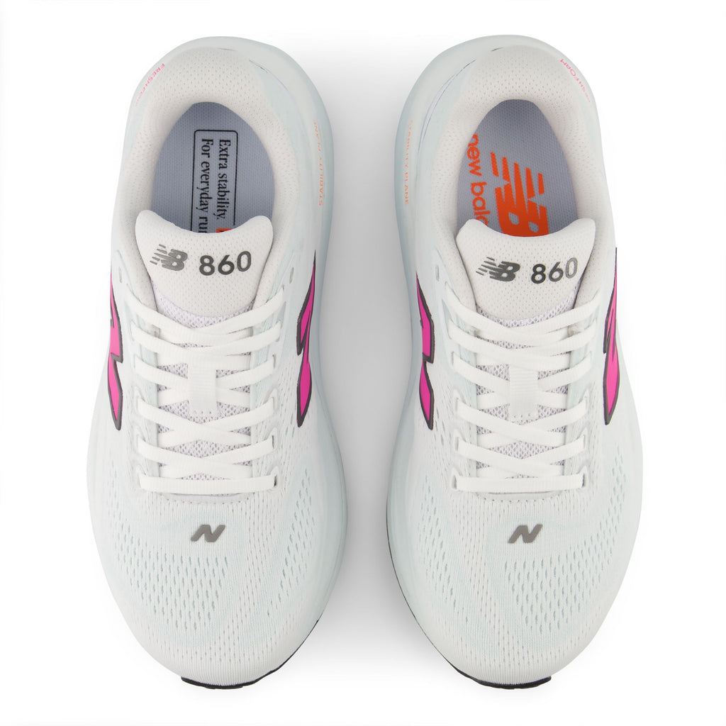 New Balance Womens Fresh Foam X 860 V15 - WHITE 2 (Wide)