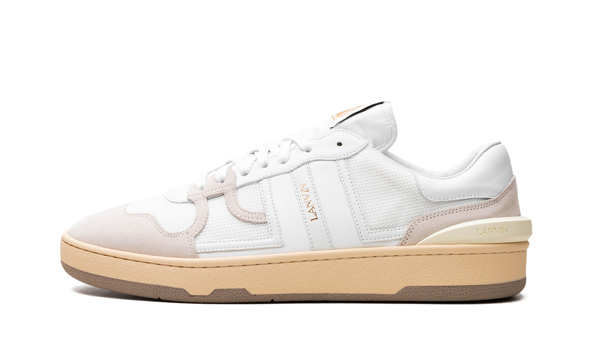 Leather Clay Low Top Sneakers "White/Beige" FM SKDK00 NASH A20 00